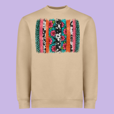 Easter Spring Floral Brushstroke Heavyweight Sweatshirt Designed By Artiststas