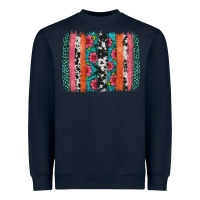 Navy easter spring floral brushstroke Heavyweight Sweatshirt - Artiststas