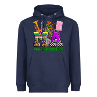 Navy mardi gras ma medical assistant Heavyweight Hoodie - AdoDesignShop