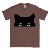Chestnut Peeking Cat Classic Tee - maiPhamDesign