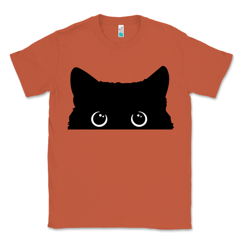 Peeking Cat Classic Tee by maiPhamDesign | Teevron
