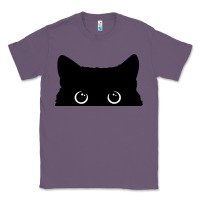 Lavender Peeking Cat Classic Tee - maiPhamDesign
