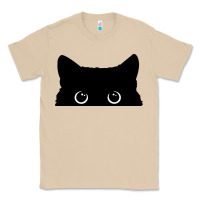 Mushroom Peeking Cat Classic Tee - maiPhamDesign