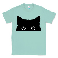 Seafoam Peeking Cat Classic Tee - maiPhamDesign