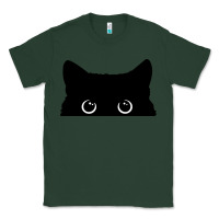 Sports Green Peeking Cat Classic Tee - maiPhamDesign
