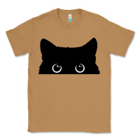 Toasted Coconut Peeking Cat Classic Tee - maiPhamDesign