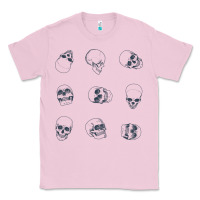 Bubblegum Pink Skulls Classic Tee - maiPhamDesign