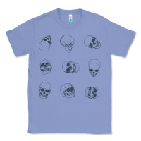 Colony Blue Skulls Classic Tee - maiPhamDesign