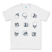 White Skulls Classic Tee - maiPhamDesign