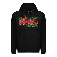 Black Love Summer Premium Hoodie - CowhideDigitalArt