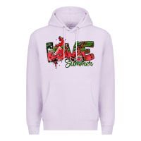 Lilac Love Summer Premium Hoodie - CowhideDigitalArt