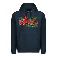 Navy Love Summer Premium Hoodie - CowhideDigitalArt