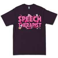 Plum breast cancer speech therapist Premium Tee - texasbilliewilder