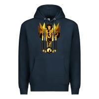 Navy #metropolis drama Premium Hoodie - maiPhamDesign