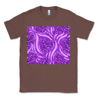 Chestnut purple glitter with leopard pattern Classic Tee - TumblerDesignByShophia