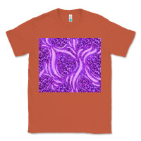 Copper purple glitter with leopard pattern Classic Tee - TumblerDesignByShophia
