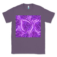 Lavender purple glitter with leopard pattern Classic Tee - TumblerDesignByShophia