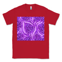 Red purple glitter with leopard pattern Classic Tee - TumblerDesignByShophia