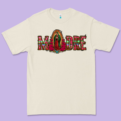 Madre Floral Aztec Leopard Premium Tee Designed By Jasminsmagicworld