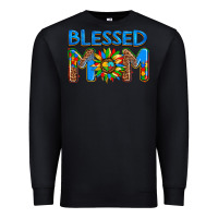 Black blessed mom autism Premium Sweatshirt - AdoDesignShop