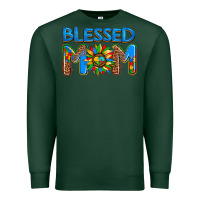 Sports Green blessed mom autism Premium Sweatshirt - AdoDesignShop