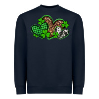 Navy st patricks day western hearts Heavyweight Sweatshirt - Artiststas