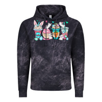 Cloud Black Easter bunnies coffee cups Vintage Hoodie - OliviaCreatesArt