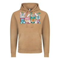 Vintage Camel Easter bunnies coffee cups Vintage Hoodie - OliviaCreatesArt