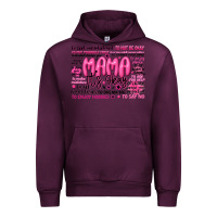Mauve Wine mama its okay typography Urban Hoodie - JahusDesignShop