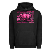 Pigment Black mama its okay typography Urban Hoodie - JahusDesignShop