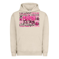 Pigment French Oak mama its okay typography Urban Hoodie - JahusDesignShop
