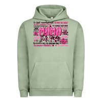 Pigment Oil Green mama its okay typography Urban Hoodie - JahusDesignShop