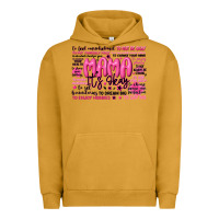 Pigment Peanut Butter mama its okay typography Urban Hoodie - JahusDesignShop