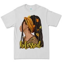 Fall Afro Woman Blessed Premium Tee | Teevron