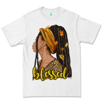White Fall afro woman blessed Premium Tee - NancyCooperArtShop