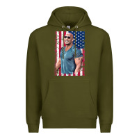 Army Green Dwayne The Rock Johnson Men Gift Premium Hoodie - maiPhamDesign