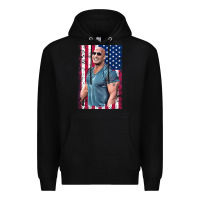 Black Dwayne The Rock Johnson Men Gift Premium Hoodie - maiPhamDesign