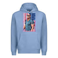 Colony Blue Dwayne The Rock Johnson Men Gift Premium Hoodie - maiPhamDesign