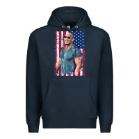 Navy Dwayne The Rock Johnson Men Gift Premium Hoodie - maiPhamDesign