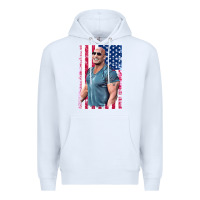 White Dwayne The Rock Johnson Men Gift Premium Hoodie - maiPhamDesign
