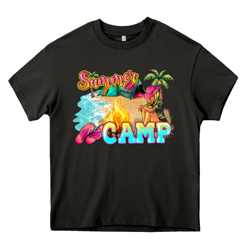 Summer Camp Heavy Core Tee by NancyCooperArtShop | Teevron