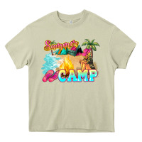 Mossy summer camp Heavy Core Tee - NancyCooperArtShop