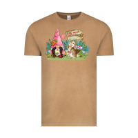Vintage Camel Easter gnome and rabbit egg hunt  Easter Day Vintage Tee - CowGirlArtShop