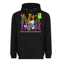 Black mardi gras lpn licensed practical nurse Heavyweight Hoodie - AdoDesignShop