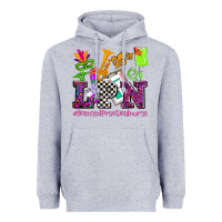 Heather Grey mardi gras lpn licensed practical nurse Heavyweight Hoodie - AdoDesignShop