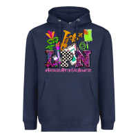 Navy mardi gras lpn licensed practical nurse Heavyweight Hoodie - AdoDesignShop