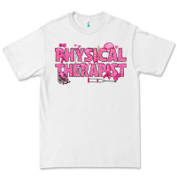 White breast cancer physical therapist Premium Tee - texasbilliewilder