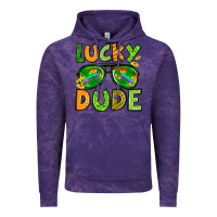 Cloud Purple St. Patrick's Lucky dude Vintage Hoodie - OliviaCreatesArt