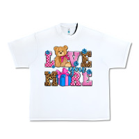 White love you more olivia Urban Heavy Tee - OliviaCreatesArt