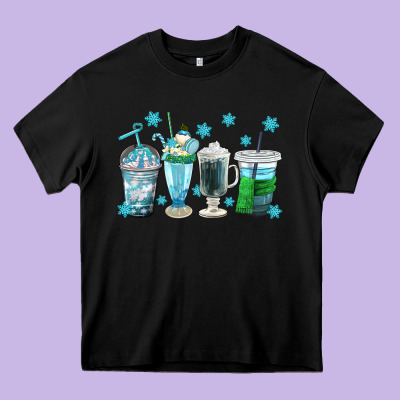 Winter Coffee Cup Heavy Core Tee Designed By Texasbilliewilder